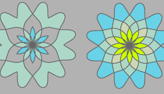 8 Simple Vector Flowers