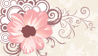 Stylish Flower Vector