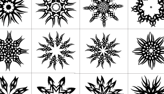 Vector Ornament Stars