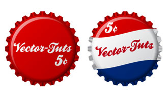 How to Create Vintage Vector Bottle Caps In Illustrator CS4