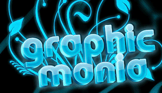 Glass Neon Text With Ornament Photoshop Tutorial