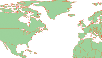 World Map HD Vector