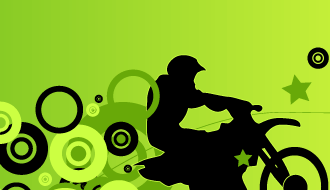 Motorcyclist Vector Background