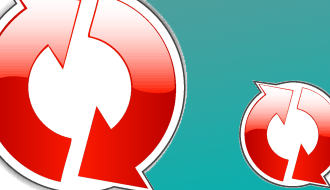Red Recycle Icon