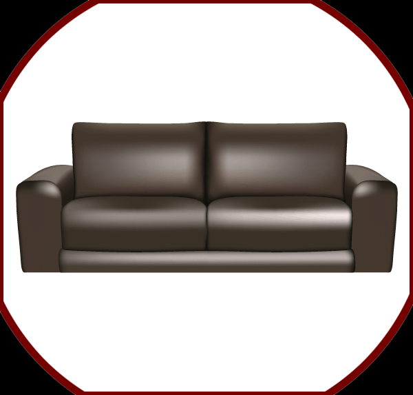 Black Leather Sofa  Vector  Vectorific